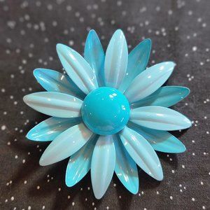 Vintage Blue Spring Enamel Brooch beautiful gift for women